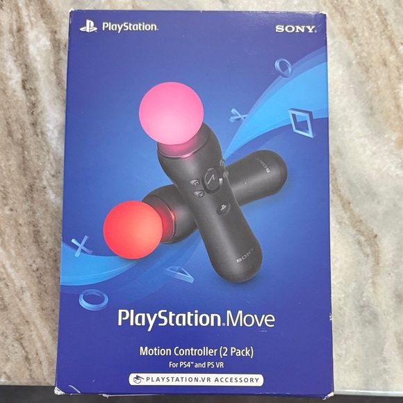 Sony PlayStation Move Motion Controller Set - Black and Pink